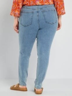 Vaquero Slim De Talle Alto - L34 - Azul -TrendyModa Ventas vaquero slim de talle alto l34 azul acm05 4 frb3