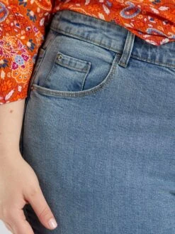 Vaquero Slim De Talle Alto - L34 - Azul -TrendyModa Ventas vaquero slim de talle alto l34 azul acm05 4 frb5