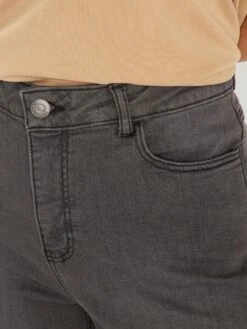 Vaquero Slim De Tiro Alto - L28 - GRIS 10 Vaquero Slim De Tiro Alto - L28 - GRIS -TrendyModa Ventas vaquero slim de tiro alto l28 gris zk718 2 frb4