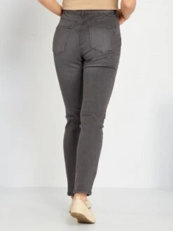 Vaquero Slim De Tiro Alto - L34 - GRIS -TrendyModa Ventas vaquero slim de tiro alto l34 gris zk724 2 frb3