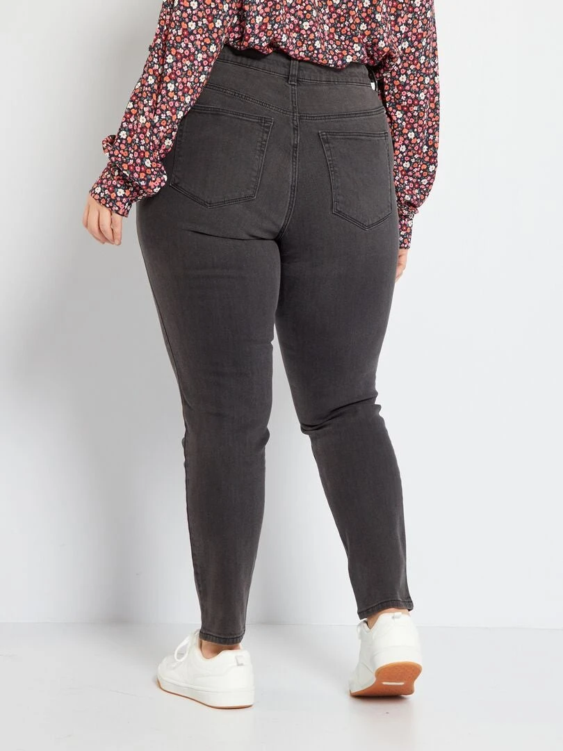 Vaquero Slim Elástico - 30L - NEGRO 5 Vaquero Slim Elástico - 30L - NEGRO - Imagen 3