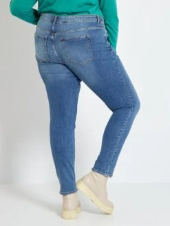 Vaquero Slim Elástico - AZUL -TrendyModa Ventas vaquero slim elastico azul zj383 5 frb3