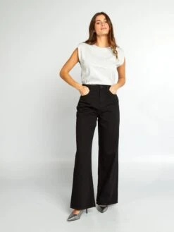 Vaquero Wide Leg - 30 L - NEGRO