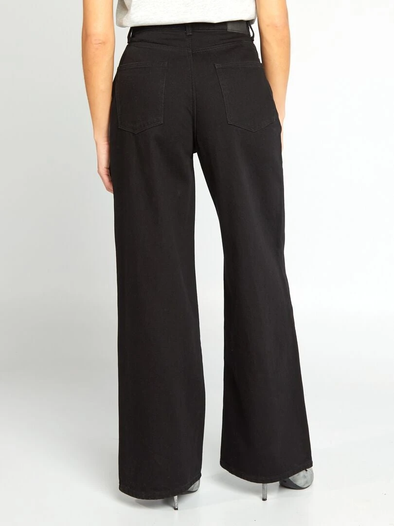 Vaquero Wide Leg - 30 L - NEGRO 5 Vaquero Wide Leg - 30 L - NEGRO - Imagen 3