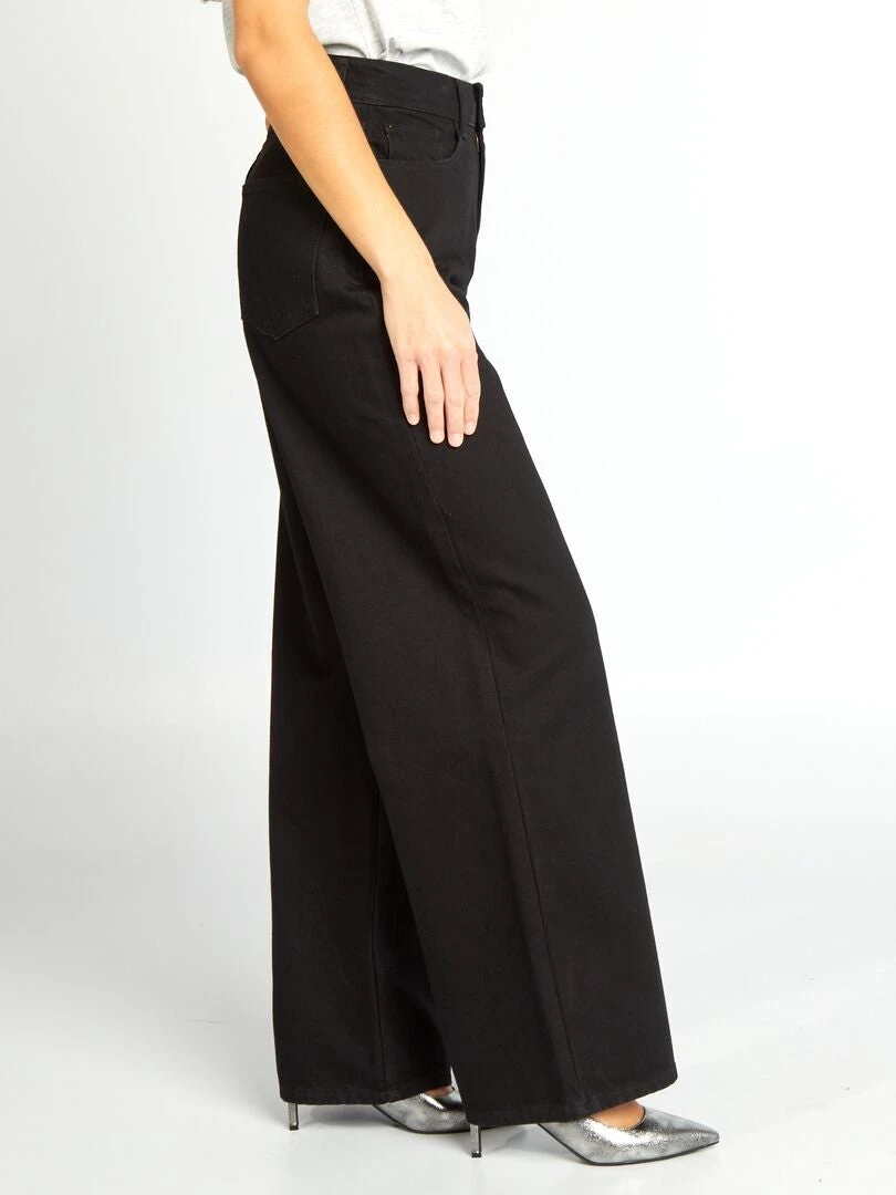 Vaquero Wide Leg - 30 L - NEGRO 6 Vaquero Wide Leg - 30 L - NEGRO - Imagen 4