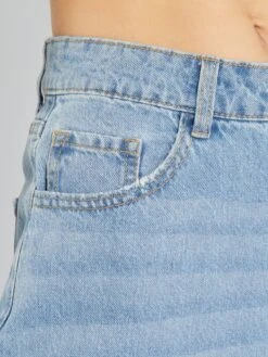 Vaquero Wide Leg De Tiro Alto - AZUL -TrendyModa Ventas vaquero wide leg de tiro alto azul zr566 1 frb4