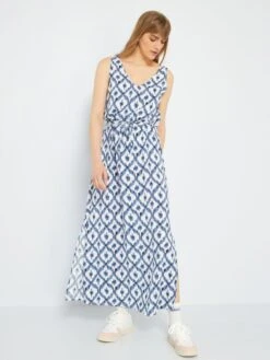 Vestido Camisero Con Cinturón Anudable 'JDY' - Ikat