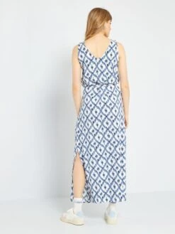 Vestido Camisero Con Cinturón Anudable 'JDY' - Ikat -TrendyModa Ventas vestido camisero con cinturon anudable jdy ikat ail72 4 frb4