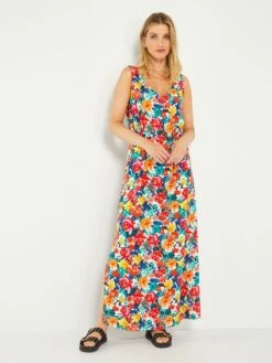 Vestido Camisero Con Cinturón Anudable 'JDY' - ROJO