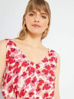 Vestido Camisero Con Cinturón Anudable 'JDY' - ROSA -TrendyModa Ventas vestido camisero con cinturon anudable jdy rosa ail72 2 frb3