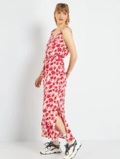 Vestido Camisero Con Cinturón Anudable 'JDY' - ROSA -TrendyModa Ventas vestido camisero con cinturon anudable jdy rosa ail72 2 frb5