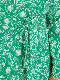 Vestido Camisero Corto Con Cinturón - VERDE -TrendyModa Ventas vestido camisero corto con cinturon verde aev14 3 frb5