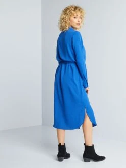 Vestido Camisero 'JDY' - Azul -TrendyModa Ventas vestido camisero jdy azul amv56 1 frb5