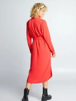 Vestido Camisero 'JDY' - ROSA -TrendyModa Ventas vestido camisero jdy rosa amv56 2 frb3