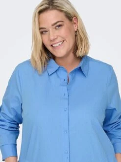 Vestido Camisero 'Only' - Azul -TrendyModa Ventas vestido camisero only azul adc99 1 frb3