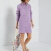 Vestido Camisero Vaquero - Morado -TrendyModa Ventas vestido camisero vaquero morado zn779 2 frb1