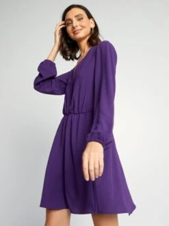 Vestido Con Escote Cruzado - ACAL