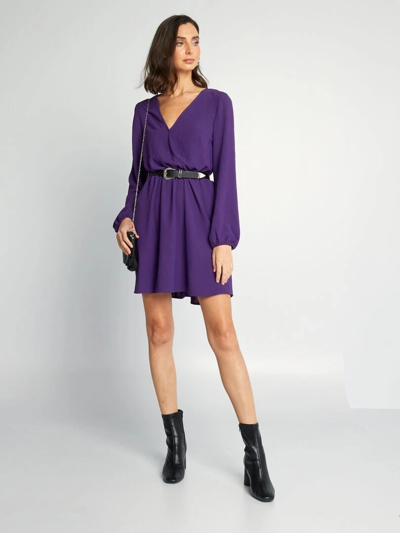 Vestido Con Escote Cruzado - ACAL 4 Vestido Con Escote Cruzado - ACAL - Imagen 2