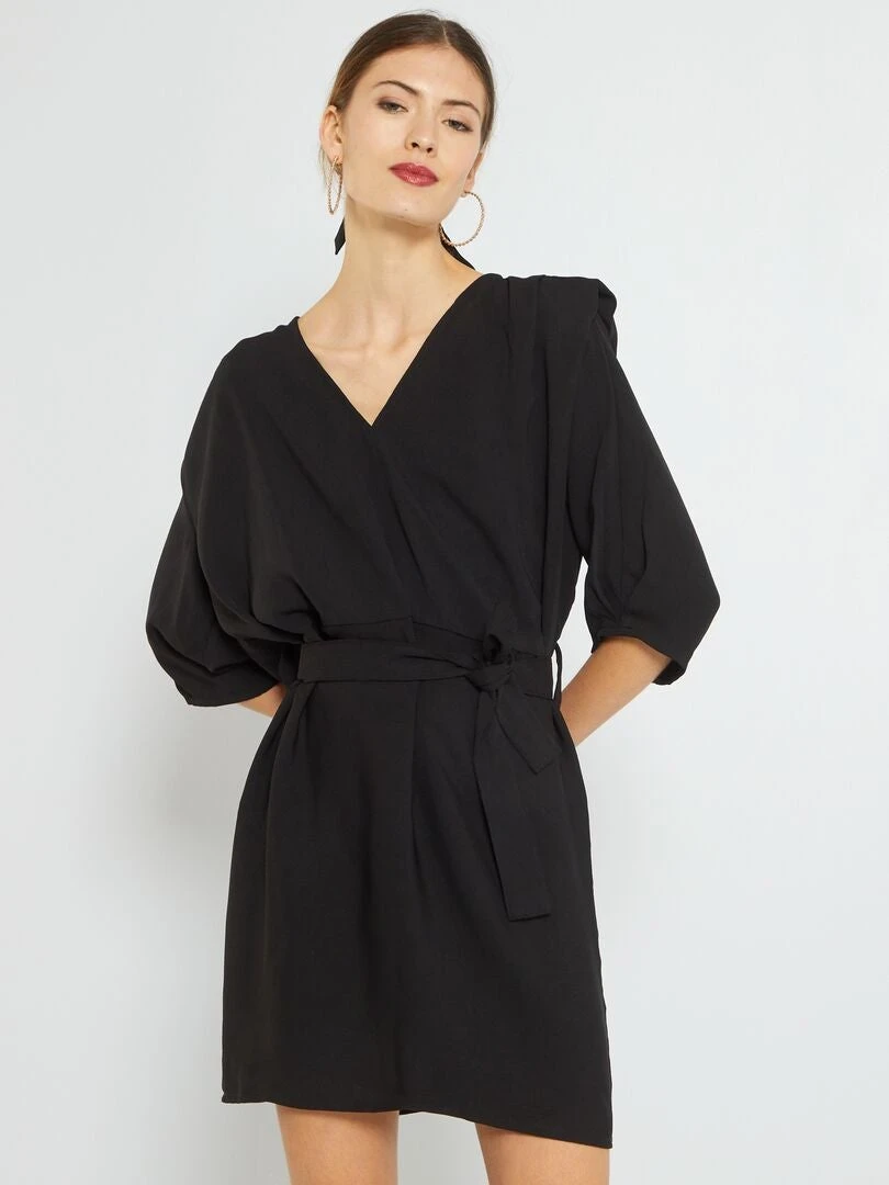 Vestido Corto Cero Residuos + Coletero - 2 Piezas - Negro 7 Vestido Corto Cero Residuos + Coletero - 2 Piezas - Negro - Imagen 5