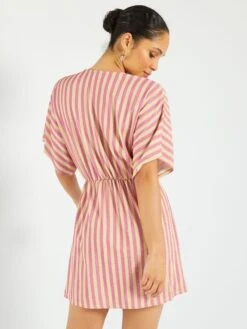 Vestido Corto Con Brillos - ROSA 10 Vestido Corto Con Brillos - ROSA -TrendyModa Ventas vestido corto con brillos rosa zq784 1 frb4