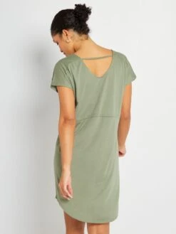 Vestido Corto Con Cordón Ajustable 'JDY' - KAKI 8 Vestido Corto Con Cordón Ajustable 'JDY' - KAKI -TrendyModa Ventas vestido corto con cordon ajustable jdy kaki abv67 2 frb3