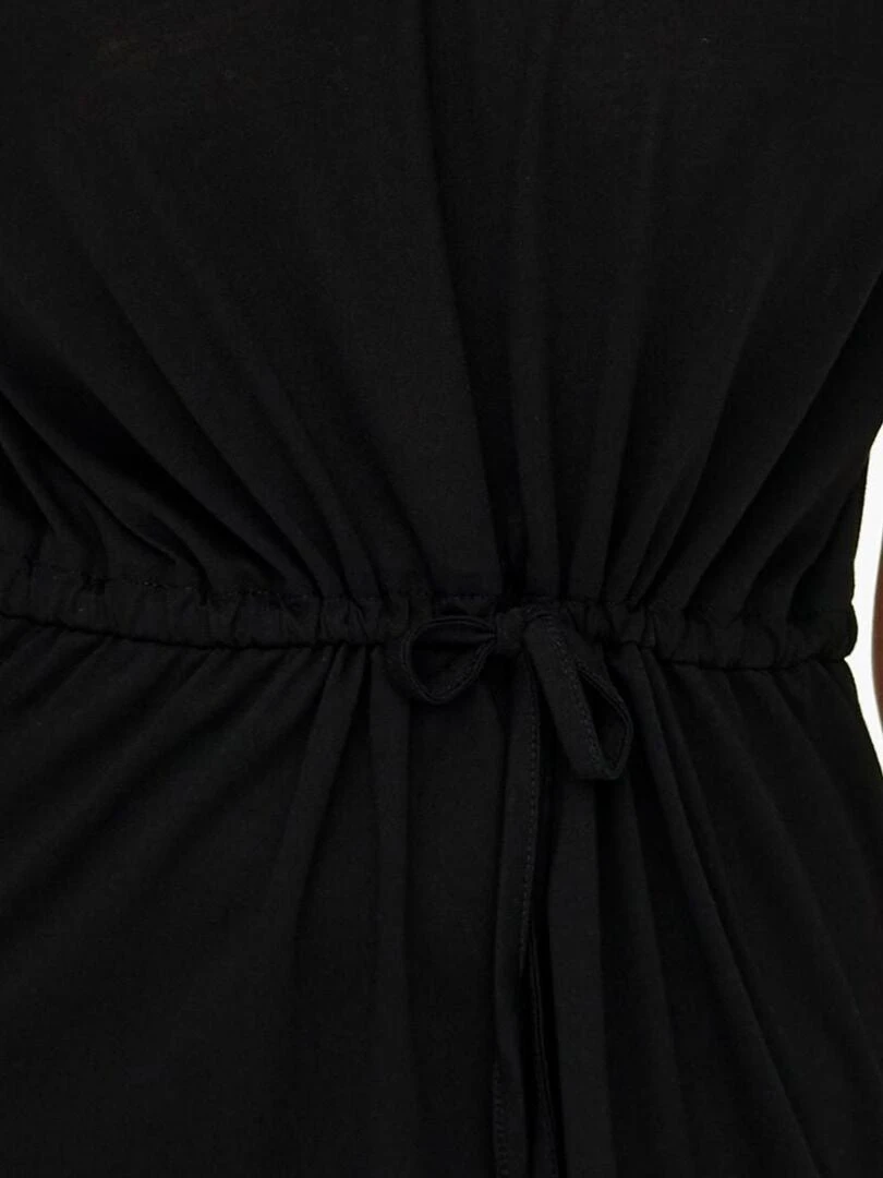 Vestido Corto Con Cordón Ajustable 'JDY' - Negro 5 Vestido Corto Con Cordón Ajustable 'JDY' - Negro - Imagen 3