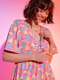 Vestido Corto De Punto Gofrado - PURPURA -TrendyModa Ventas vestido corto de punto gofrado purpura zs937 2 frb6