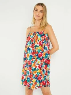 Vestido Corto De Tirantes 'JDY' - ROJO -TrendyModa Ventas vestido corto de tirantes jdy rojo ail68 1 frb2