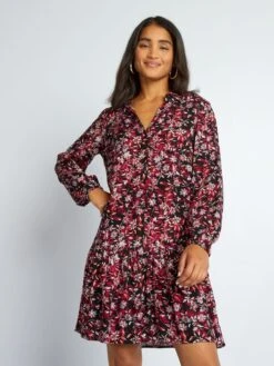 Vestido Corto Evasé - BAZINDIE -TrendyModa Ventas vestido corto evase bazindie adz82 1 frb4