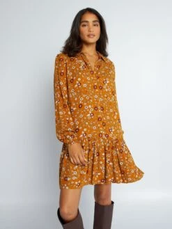 Vestido Corto Evasé - BAZISPICE -TrendyModa Ventas vestido corto evase bazispice adz82 2 frb5