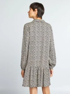 Vestido Corto Evasé - BLANCOWHBASS -TrendyModa Ventas vestido corto evase blancowhbass adz82 3 frb3