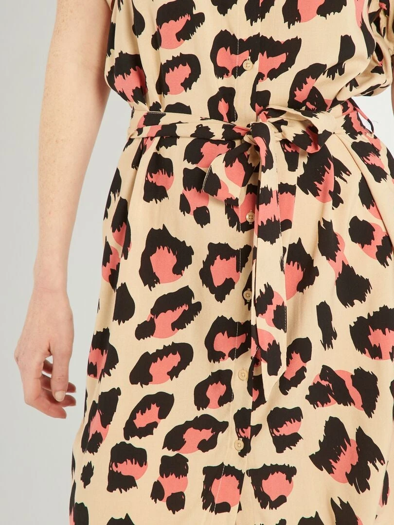 Vestido Corto 'Jacqueline De Yong' - ROSA/BEIGE 6 Vestido Corto 'Jacqueline De Yong' - ROSA/BEIGE - Imagen 4