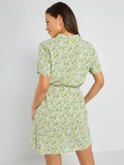 Vestido Corto 'Jacqueline De Yong' - VERDE -TrendyModa Ventas vestido corto jacqueline de yong verde zb074 4 frb3