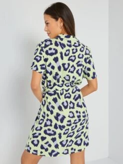 Vestido Corto 'Jacqueline De Yong' - VERDE/AZUL -TrendyModa Ventas vestido corto jacqueline de yong verdeazul zb074 6 frb3