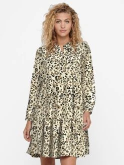 Vestido Corto 'JDY' Estampado - BEIGE