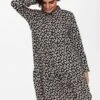 Vestido Corto 'JDY' Estampado - NEGRO -TrendyModa Ventas vestido corto jdy estampado negro abv11 4 frb1