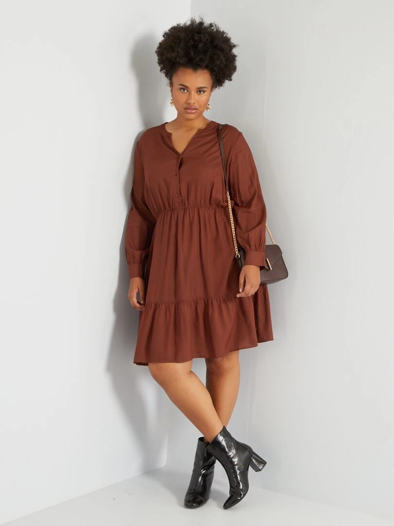 Vestido Corto 'Only Carakoma' - Marrón 3 Vestido Corto 'Only Carakoma' - Marrón