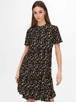Vestido Corto Vaporoso 'JDY' - NEGRO