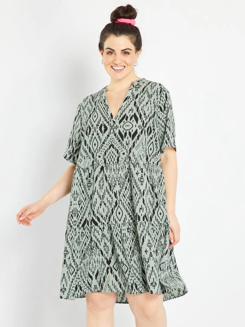 Vestido Corto Vaporoso 'Only' - VERDE 3 Vestido Corto Vaporoso 'Only' - VERDE