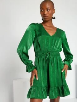 Vestido Corto - VERDE