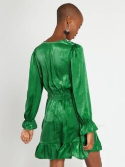 Vestido Corto - VERDE -TrendyModa Ventas vestido corto verde ait11 1 frb4