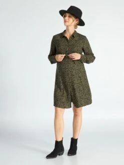 Vestido De Lactancia - KAKI