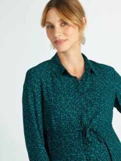 Vestido De Lactancia - VERDE -TrendyModa Ventas vestido de lactancia verde ajt36 1 frb4