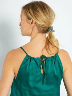 Vestido De Lino Premamá - VERDE 11 Vestido De Lino Premamá - VERDE -TrendyModa Ventas vestido de lino premama verde zr596 3 frb4