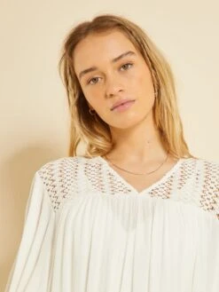 Primera página -TrendyModa Ventas vestido de playa vaporoso blanco zs090 3 frb2