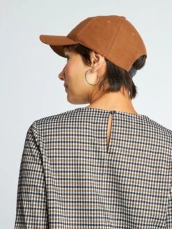 Vestido De Punto Milano De Cuadros - DOBLE PENETRACIÓN -TrendyModa Ventas vestido de punto milano de cuadros doble penetracion ait77 2 frb4