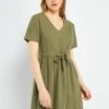 Vestido Entallado De Lino 'JDY' - KAKI 2 Vestido Entallado De Lino 'JDY' - KAKI -TrendyModa Ventas vestido entallado de lino jdy kaki abv74 3 frb1