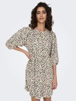 Vestido Estampado Corto 'JDY' - BLANCO