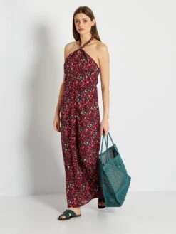 Vestido Largo Anudable - ROSA