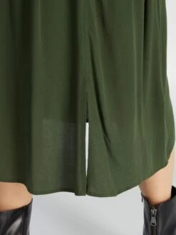 Vestido Largo Con Estampado - KOMU VERDE -TrendyModa Ventas vestido largo con estampado komu verde aiz53 3 frb3